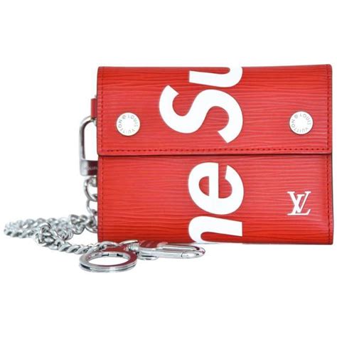 supreme louis vuitton chain wallet|supreme Louis Vuitton wallet stockx.